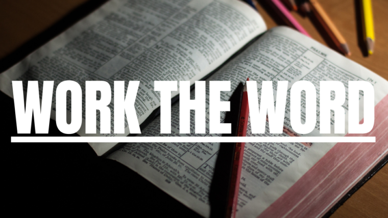 WORK THE WORD